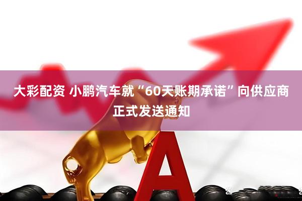 大彩配资 小鹏汽车就“60天账期承诺”向供应商正式发送通知