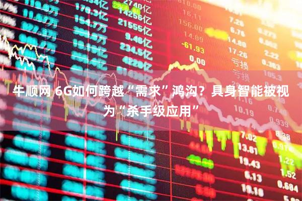 牛顺网 6G如何跨越“需求”鸿沟？具身智能被视为“杀手级应用”