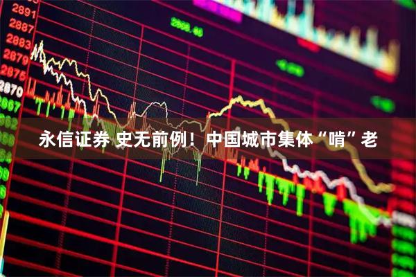 永信证券 史无前例！中国城市集体“啃”老