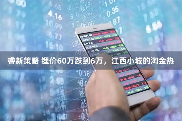 睿新策略 锂价60万跌到6万，江西小城的淘金热